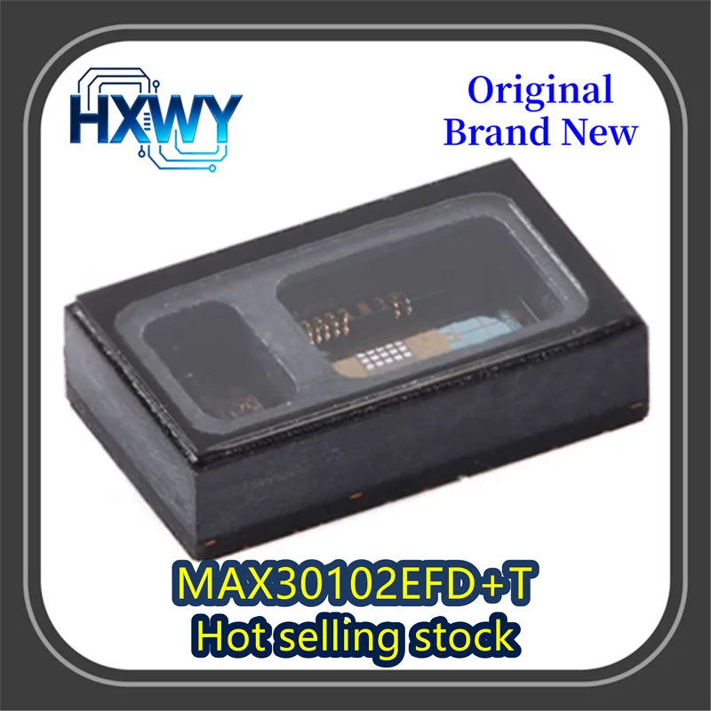 

(10/100 pieces) MAX30102 MAX30102EFD+T OLGA14 Heart Rate and Oxygen Sensor Module - Original Ships Immediately