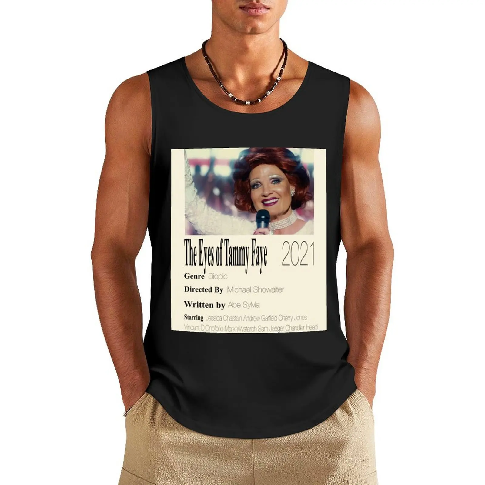 The Eyes of Tammy Faye Poster Tank Top men gym t-shirts for men Men's vest