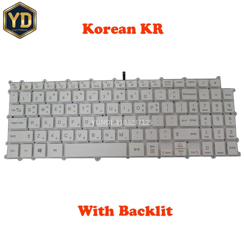 

YD With/No Backlit KR Keyboard For LG 15Z990 15Z990-A 15Z990-G 15Z990-H 15Z990-L 15Z990-R 15Z990-U 15Z990-V 15ZB990 15ZD990 New