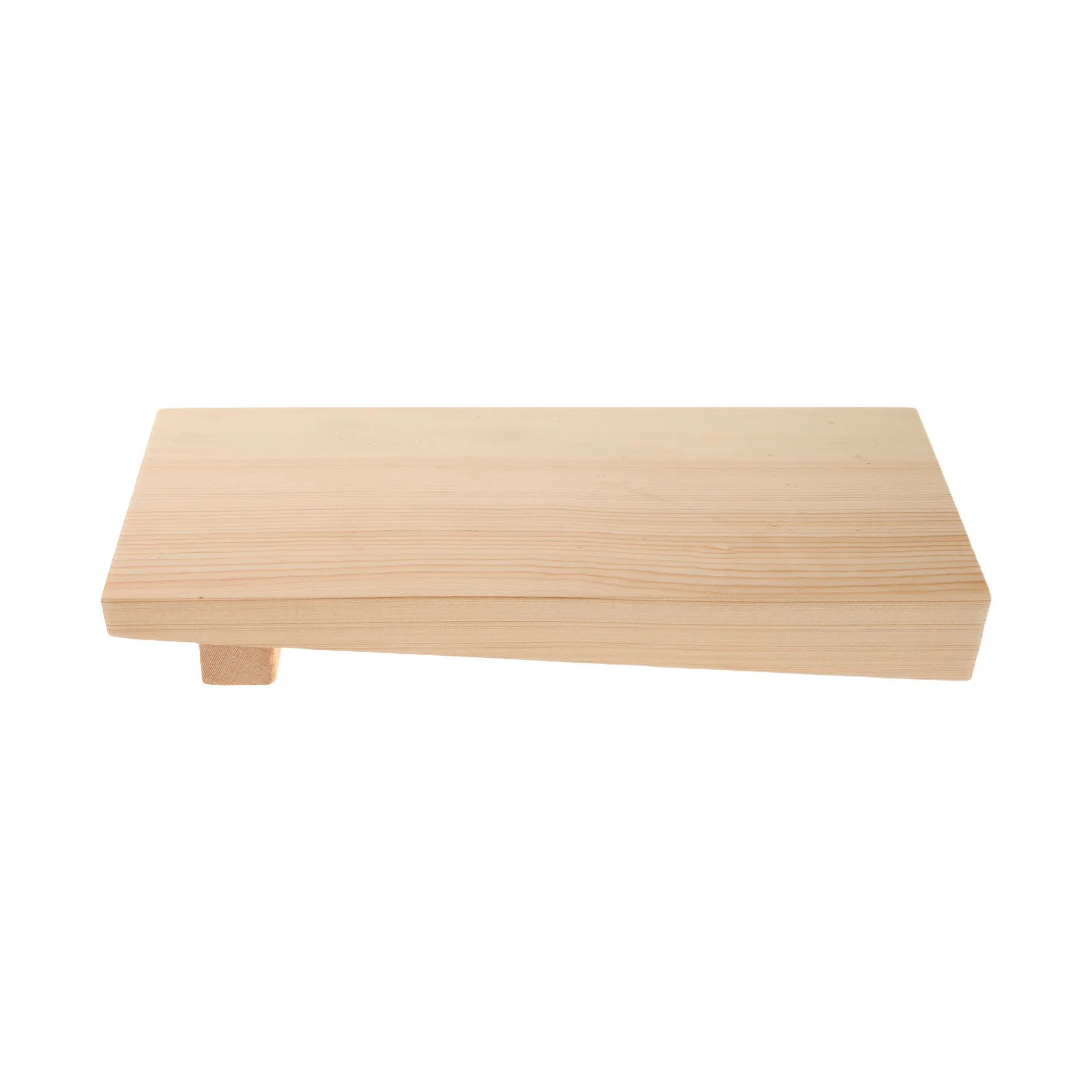 

Elegant Rectangular Sushi Serving Tray Wood Material Japanese Aesthetic for Sashimi Cheese Board Dessert Fruit Plate Food