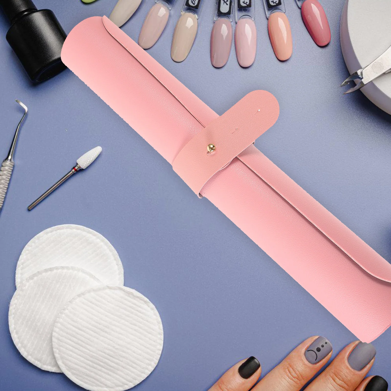 

70x35cm Manicure Table Mat Smooth Wipe Clean Nail Desk Mat for Technician Ample Workspace Nail Art Hand Pad