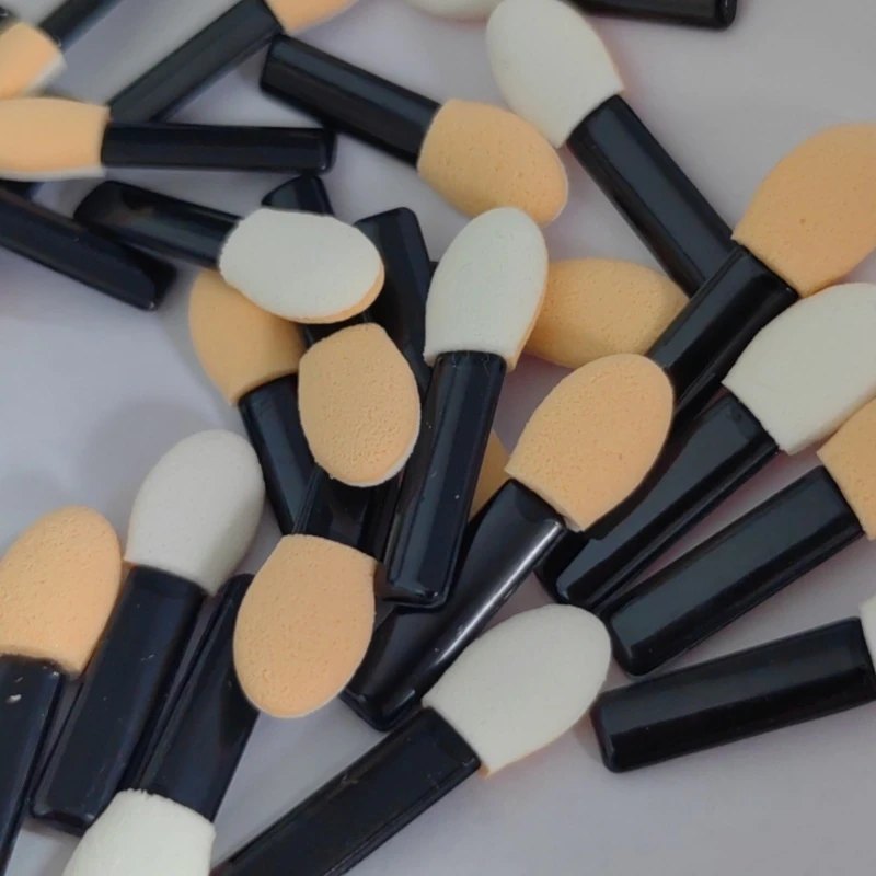 30/150Pcs Professional Sponge Stick Eye Shadow Applicator Cosmetic Brushes Double-Side Eyeshadow Brush For Makeup Tools