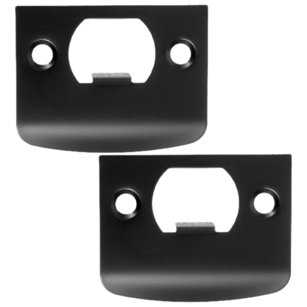 2Pcs Door Lock Guide Deadbolt Strike Plate Stainless Steel Door Reinforcement Plate Installation Kit Deadbolt Installation Kit