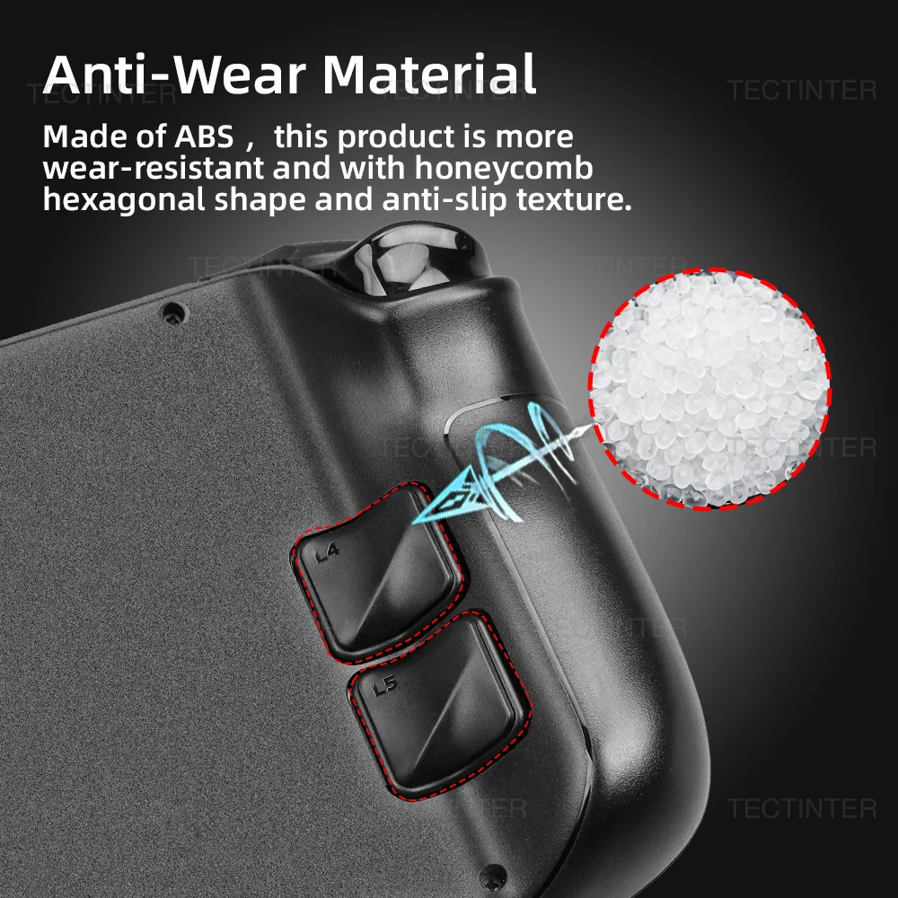 for Steam Deck Back Button Enhancement Set Non-Slip Pad Grip Improvement Button Protective Kit for Steam Deck OLED Accessories - view 4