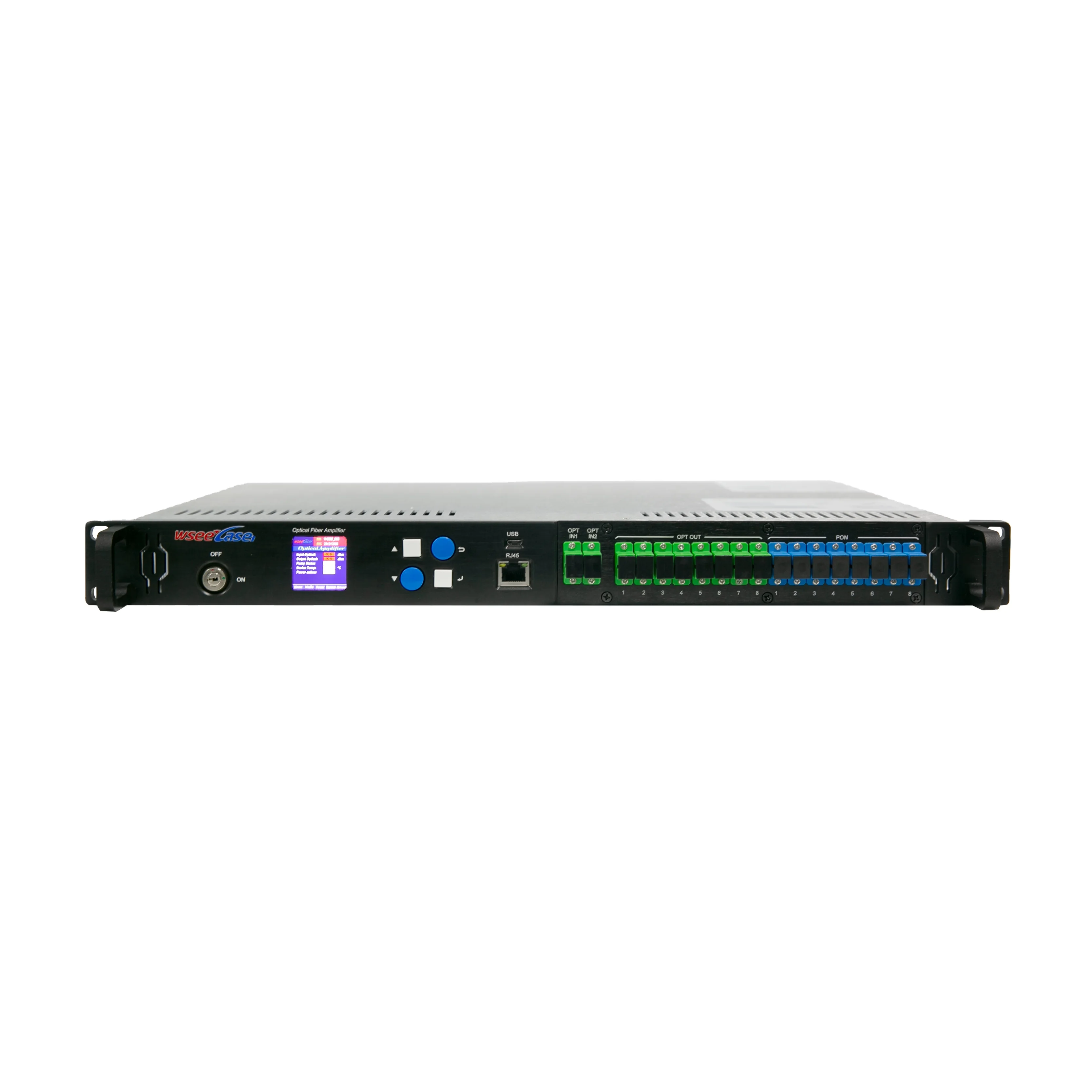 

X FTTH EDFA Optical Amplifier 1U 4 8 16 Ports 19dbm 22dbm WDM for CATV Network