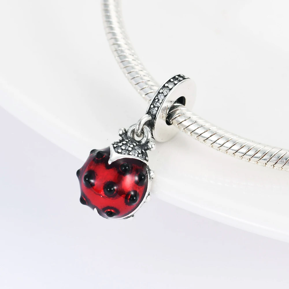 الأصلي الفضة مطلي الاكسسوارات الأزياء سحر النسر جارلاند نقار الخشب حبة صالح قلادة سوار للنساء DIY مجوهرات هدية #6