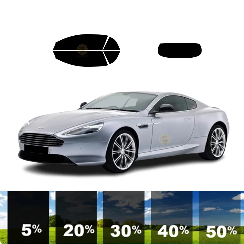 

precut Removable Window Tint Film For Car 100% UVR Heat Insulation Carbon ﻿For ASTON MARTIN DB9 2 DR CONVERTIBLE 2010-2013