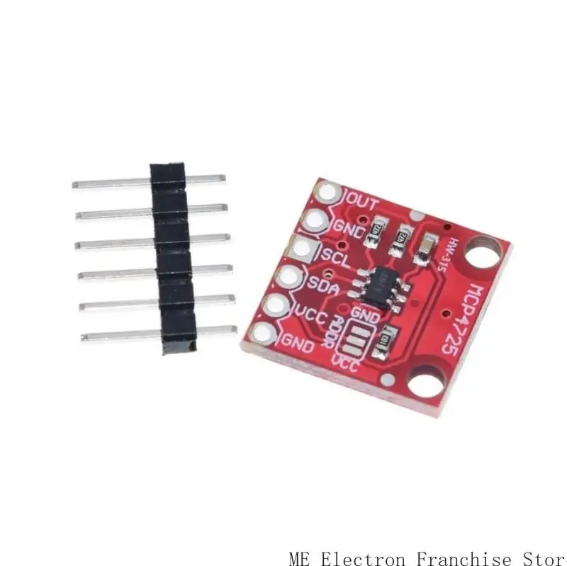 T5EA 12 -битное разрешение MCP4725 DACS Модуль разработки DACS для систем и калибровки датчиков