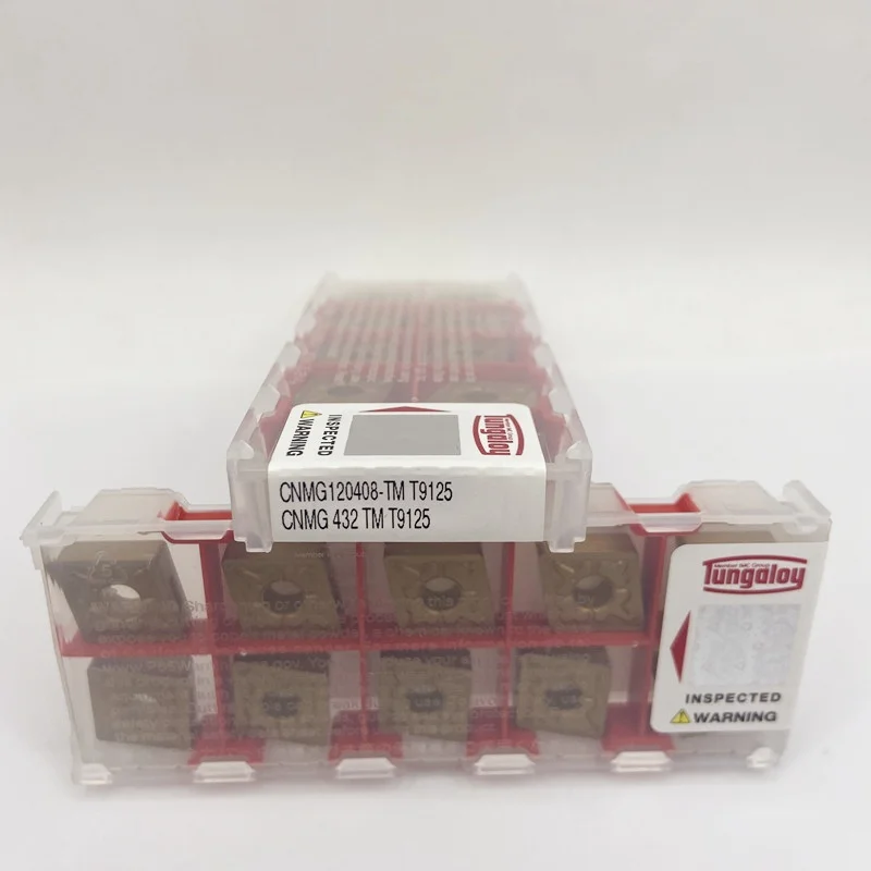 

CNMG120404-TM T9125/CNMG120408-TM T9125/CNMG120412-TM T9125 твердосплавные вставки для токарных лезвий с ЧПУ 10 шт.