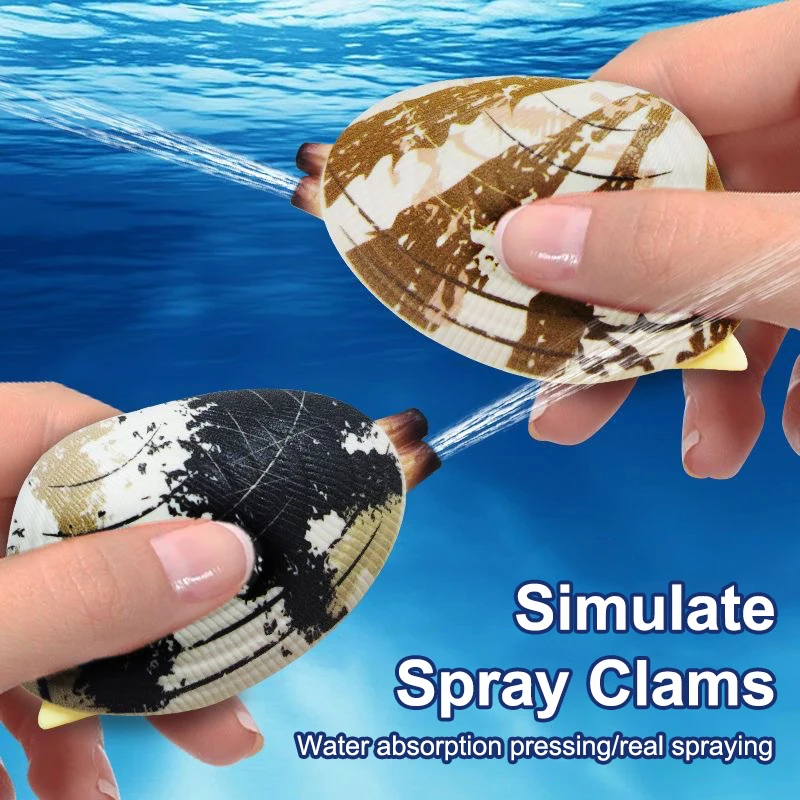 

Aquatic Clam Spray Toy: A Great Beach and Poolside Toy for Children's Summer Enjoyment
