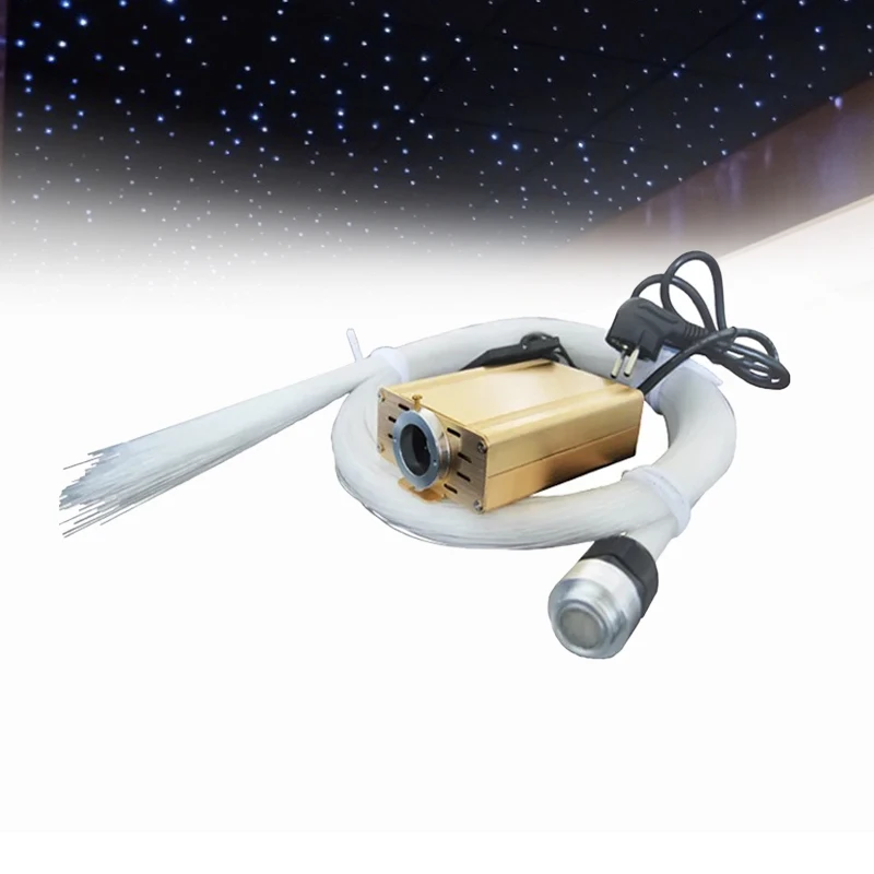 

Hot sell 16W Bar Indoor Starry Sky RGB Light Ceiling Stars Easy Installation Fiber Optic Light Kit