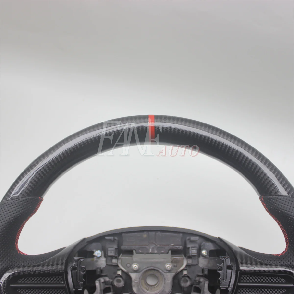 Replacement Real Carbon Fiber Steering Wheel with Leather for Honda Civic 8TH GEN 2006-2011