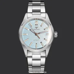 Tandorio NH35A Movement Dive Automatic Watch for Men Men's Watches Luminous Textured Dial 20BAR Waterproof Sapphire Crystal 36mm