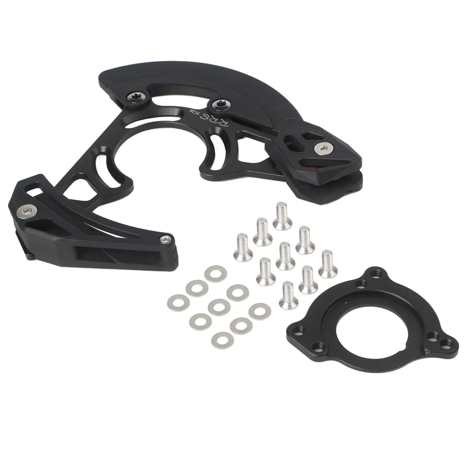 

205x200mm Bicycle Chain Protector CNC Aluminum Chain Guide Replaceable Parts Solid Build Material Chainring Compatibility