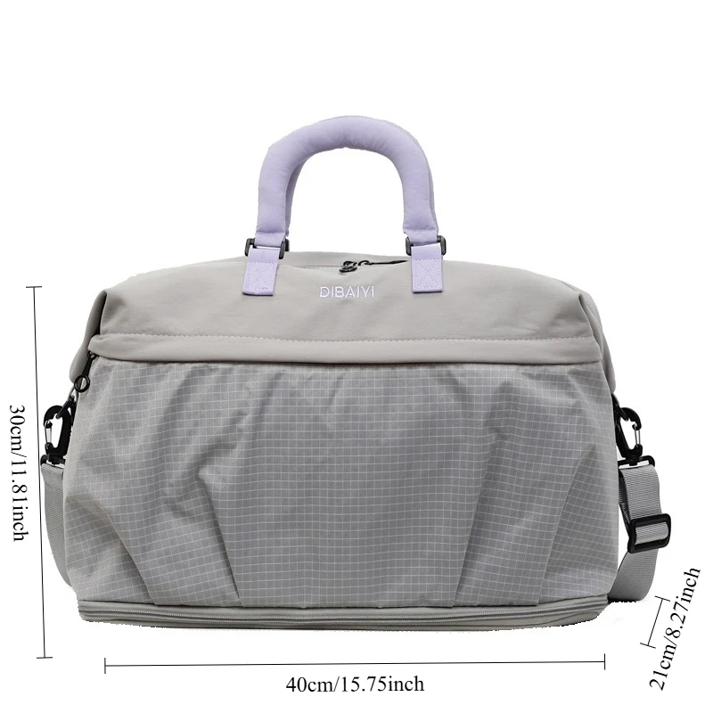 حقيبة كتف نسائية جديدة للركاب، خفيفة الوزن، سعة كبيرة، حقيبة كروس مريحة ومتعددة الاستخدامات، حقيبة مدرب