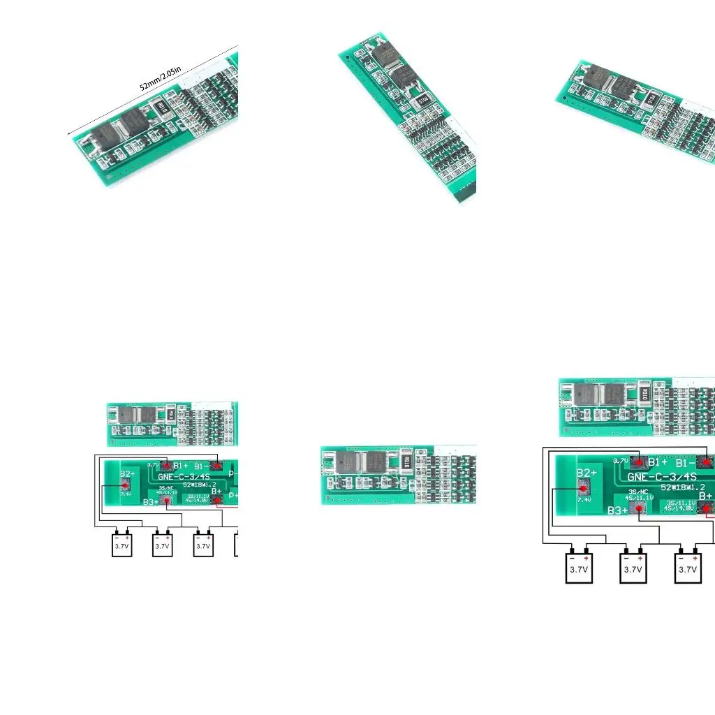  4S 8A 14.8V Lithium Battery Charging Protective Board Power Circuit Board