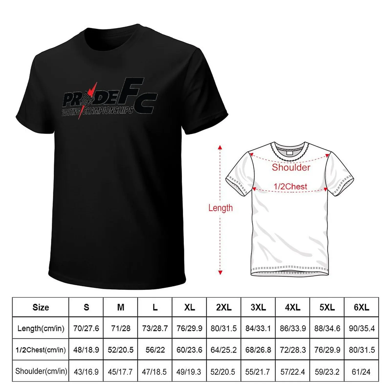 Pride Fighting Championship T-Shirt quick-drying boys whites mens graphic t-shirts funny