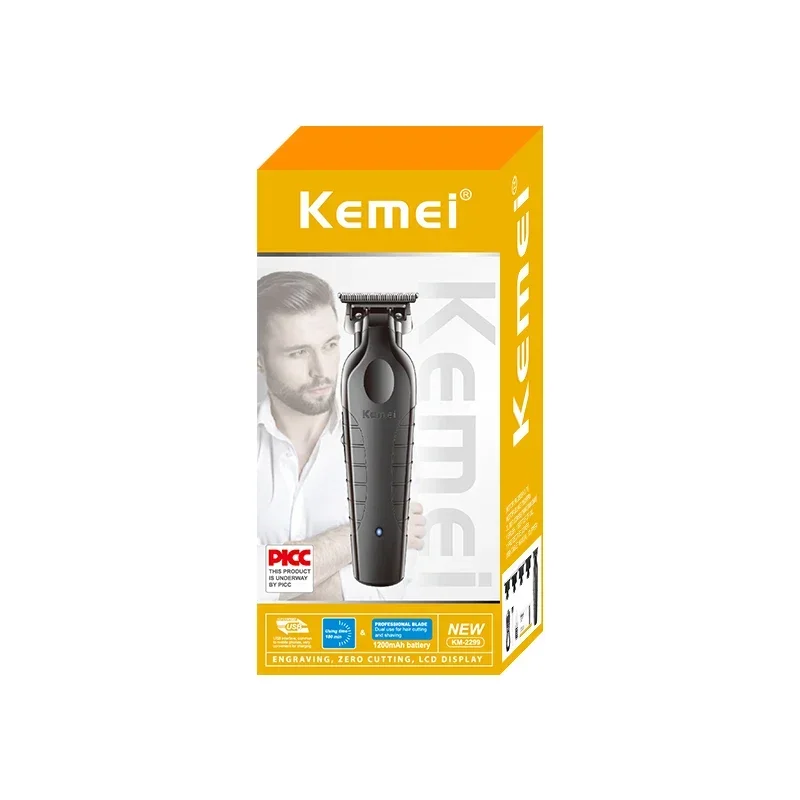 Kemei 2299 Electric Hair Clippers Man Professional Precision Adjustment Cordless Beard/Hair Trimmer Rechargeable Haircut Machine image 6