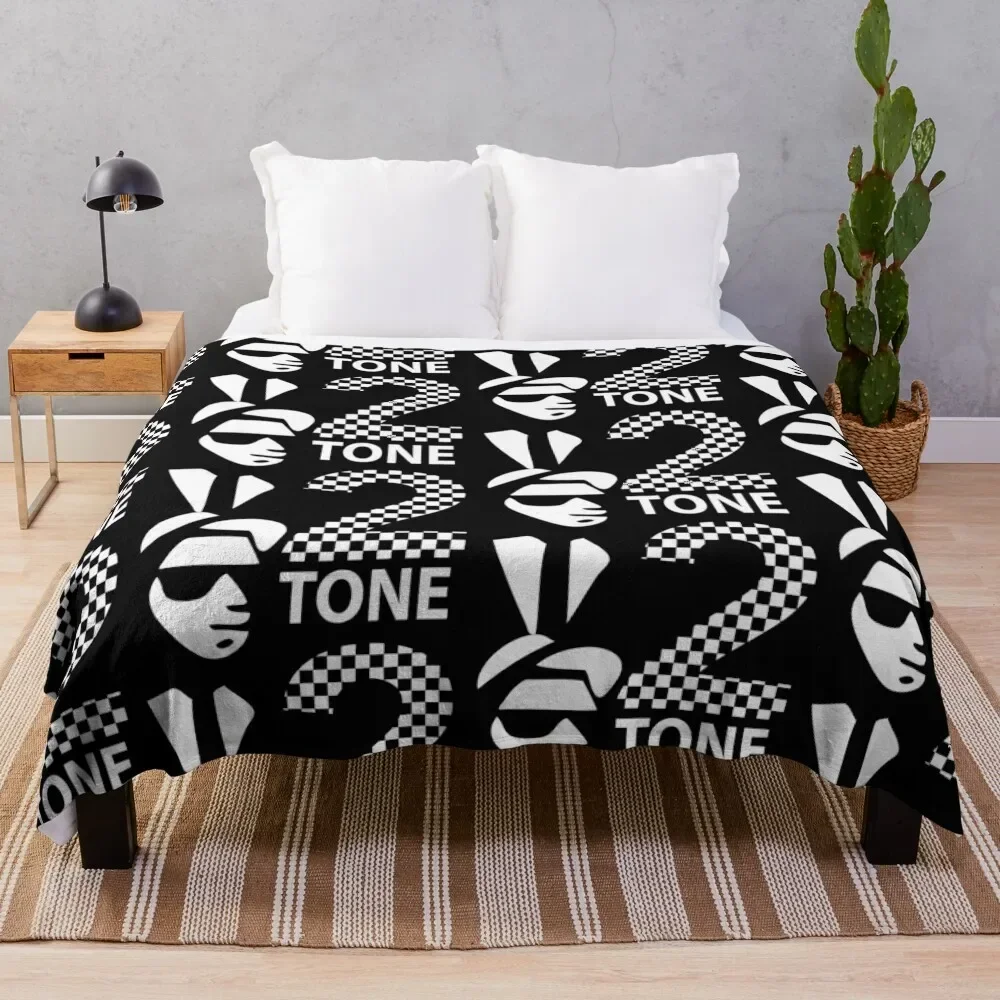 The Specials 2 Tone | Rude Boy Two Tone Ska 2 Music Records Throw Blanket Soft Plush Plaid sofa bed Decorative Sofa Blankets