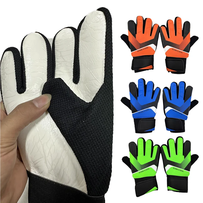 

Soccer Goalkeeper Gloves For Adults Kids Anti-Collision Latex PU Goalkeeper Hand Protection Gloves Football Training Accessories