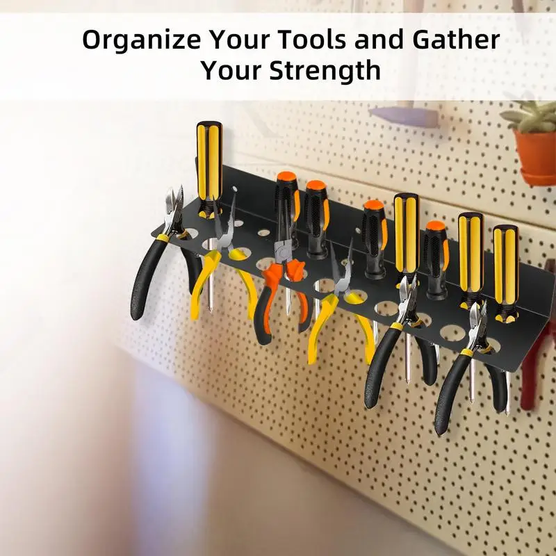 Screwdriver Organizers Potable Cross Screwdriver Storage Rack Plastic Parts Box RC Tools Kit Garage Workshop Storage Tool Holder