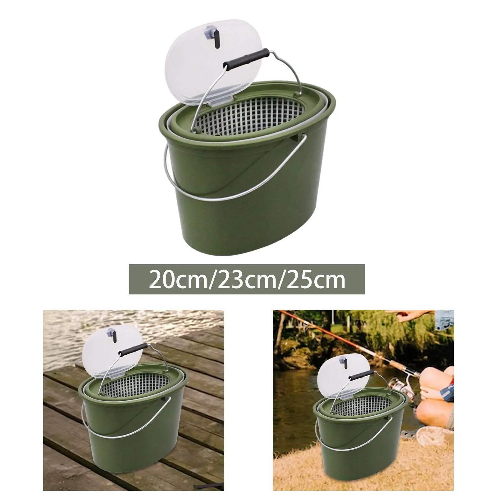 Minnows Fishing Bucket Breathable Durable High Load Bearing Easy to Carry Gadget