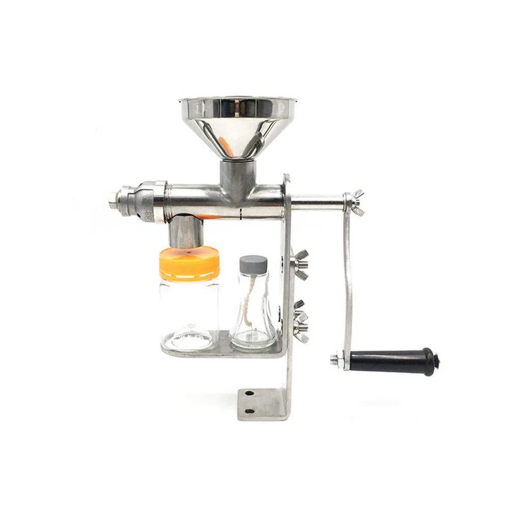 Manual Small Oil Press Machine Soybean Oil Extractor Peanut Sesame Seed Oil Presser For Home Use