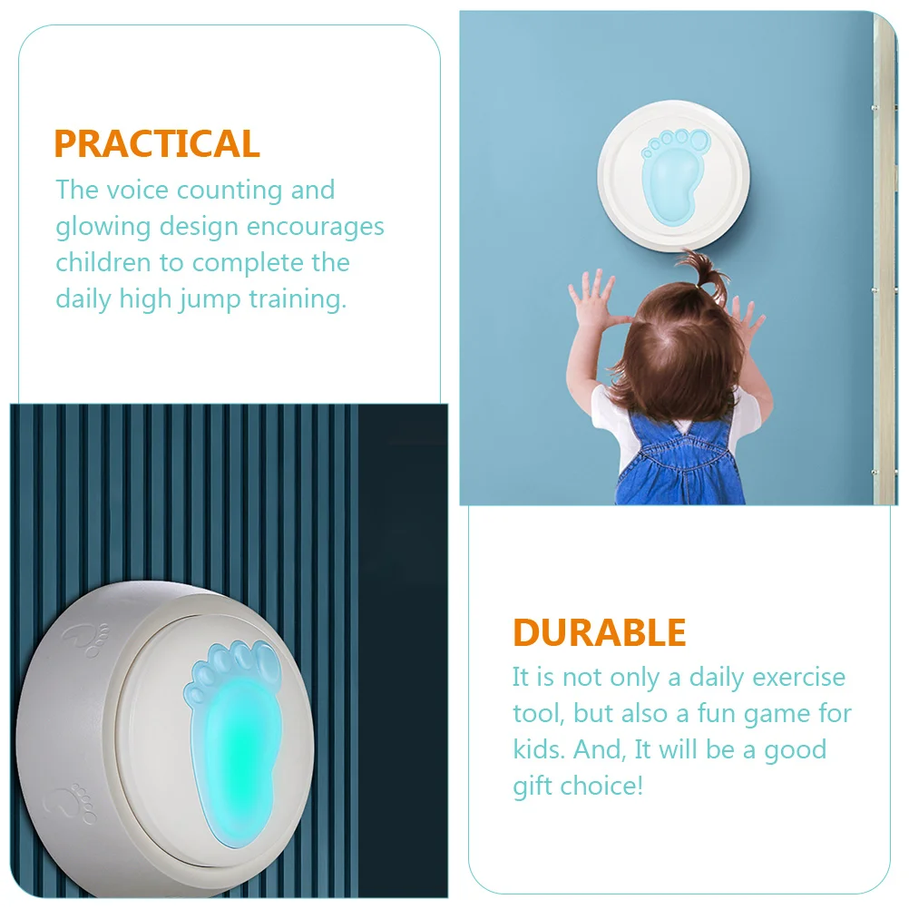 1pc Kids Vertical Jump Touch Device Easy Install Glow Voice Counting High Jump Trainer For Bone Development Jumping Training
