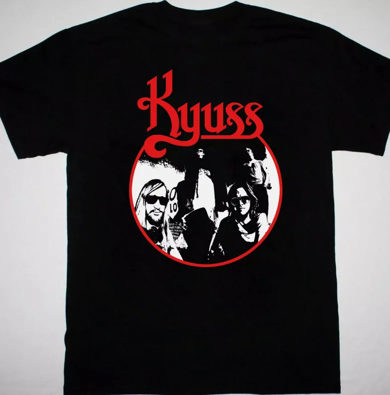 Vtg Kyuss Band TShirt For Men Cotton Black All Size