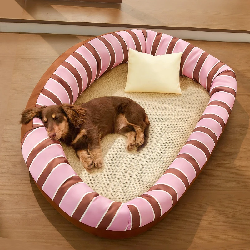 Dog Beds Kennel Summer Cooling Mat Sofa Bed for Small Dogs Cat Litter Pet Supplies with Comfortable Cushion Puppies Sleeping Mat