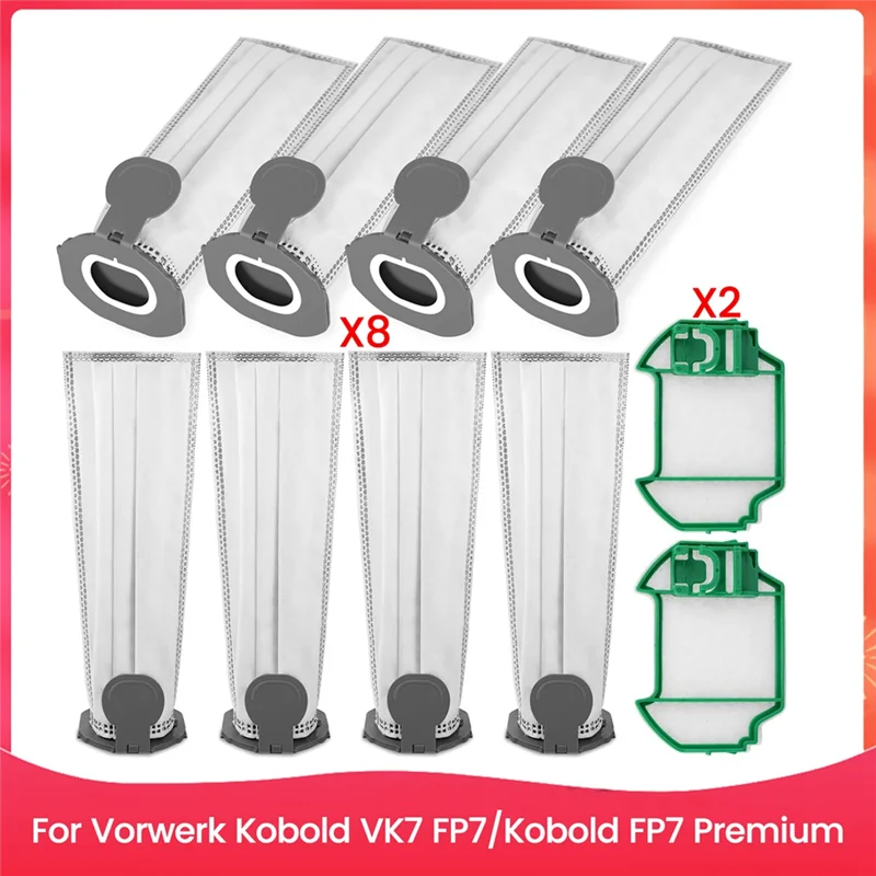 

ALIM-мешки для пылесоса для Vorwerk Kobold VK7 FP7, Kobold FP7, запасные части для фильтр-мешков премиум-класса
