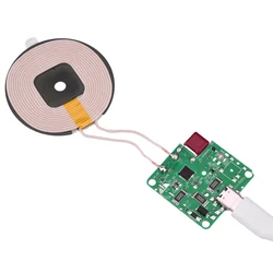 15W High Power 10mm Long Distance Cell Phone Wireless Charging Module 12V Fast Charging PCBA DIY Standard Accessories