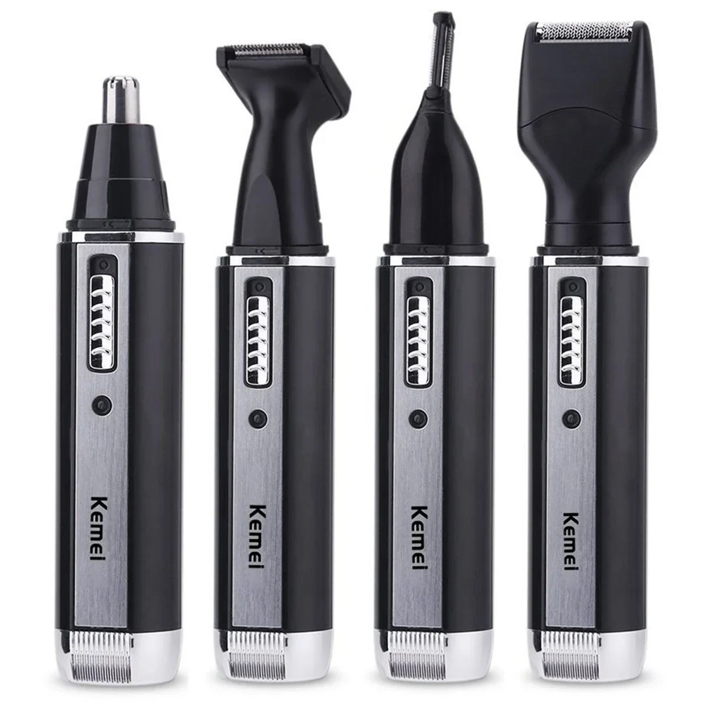 Rechargeable All-In-One Hair Trimmer for Men & Women - Electric Shaver Beard Trimmer Nose Ear Eyebrow for Face Body