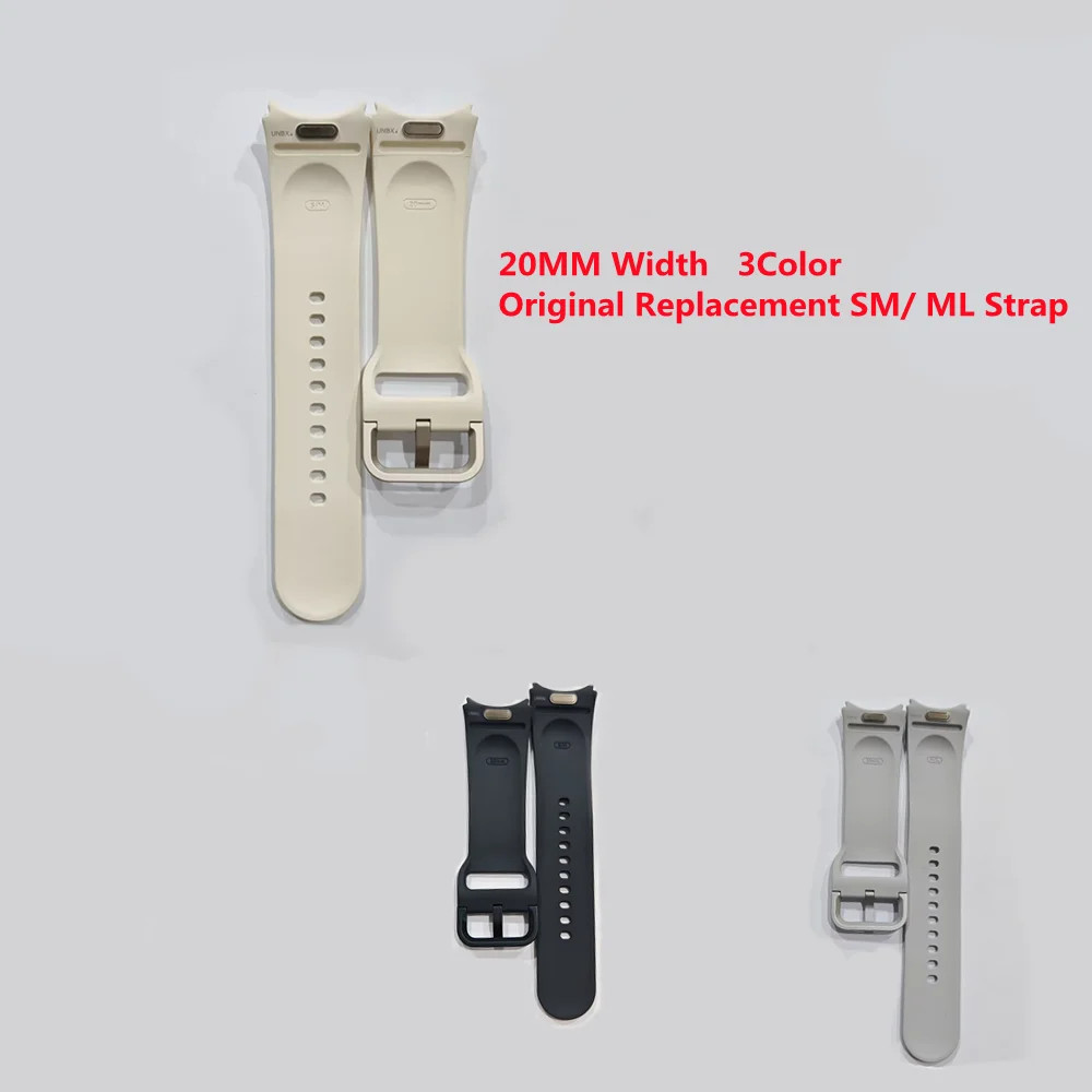

Универсальный ремешок для часов 20 мм, 1 шт., оригинальный сменный ремешок SM/ML для Samsung Galaxy Watch 4/5/6, умные аксессуары