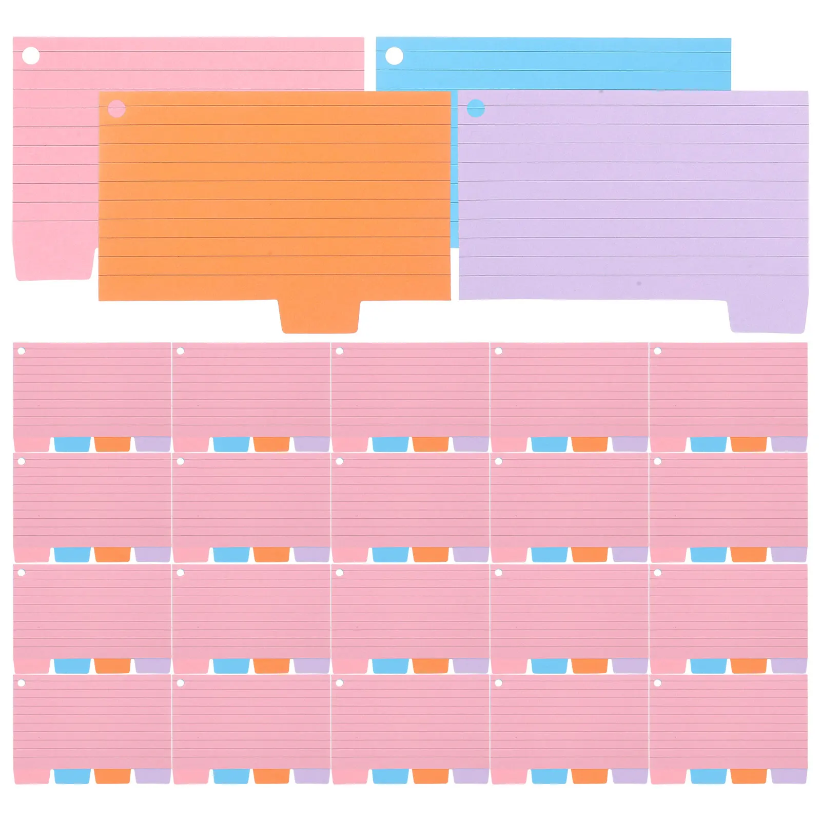 100 Sheets Index Notes Office Supplies Small Pad Pads Memo Mini Notepads Portable Sticky