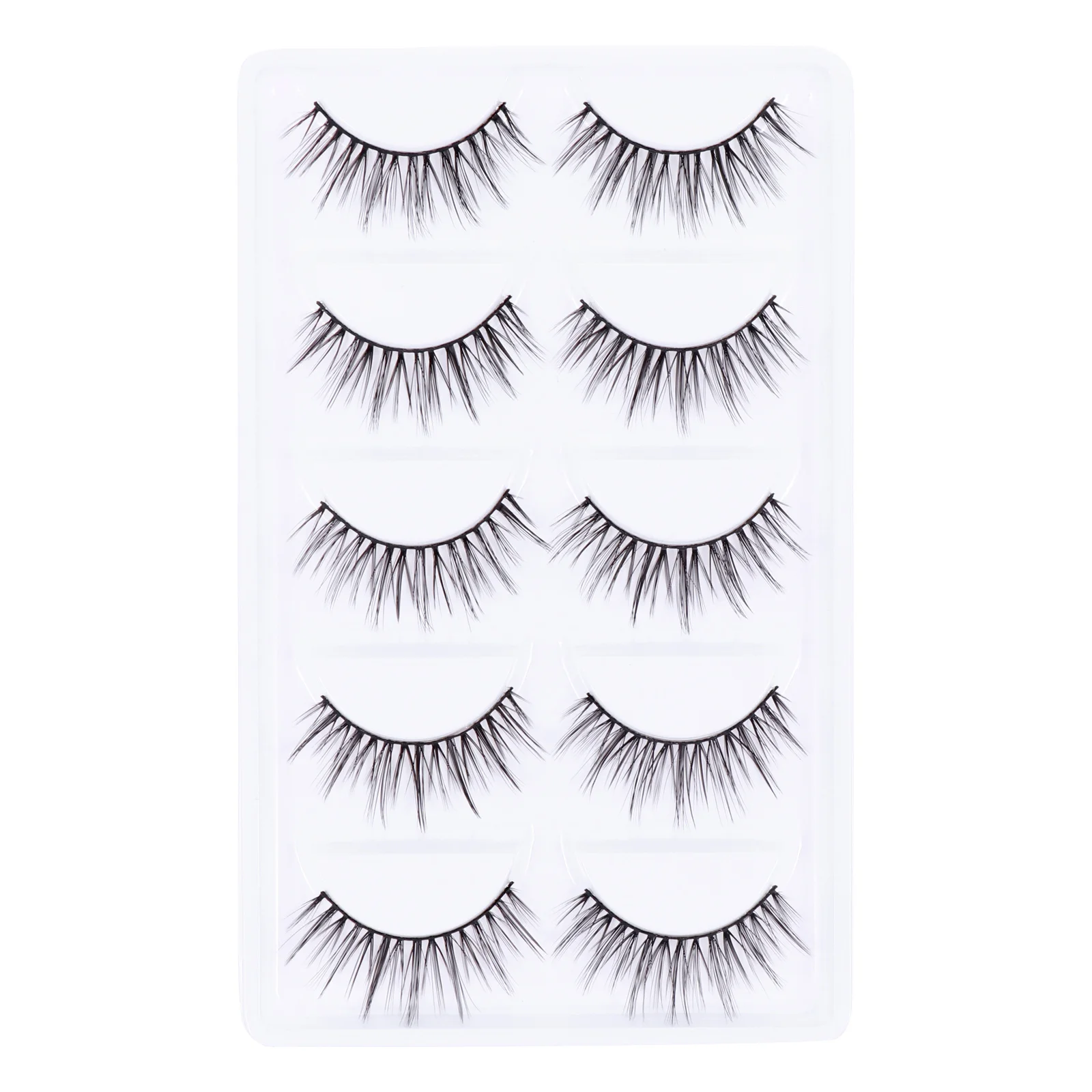 Faux cils 6D, cheveux faits à la main, Design croisé épais, aspect naturel pour fête de mariage, vie nocturne, usage quotidien, outil de maquillage