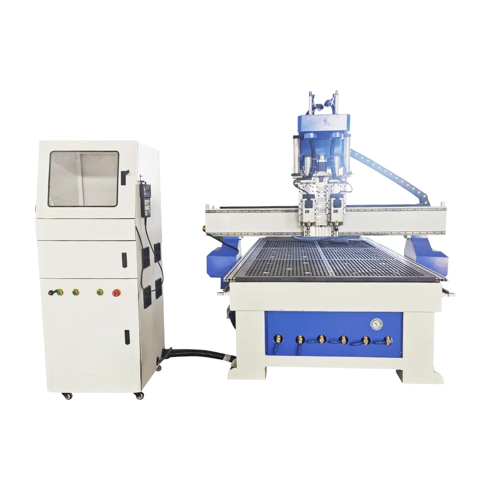 Full customization Shandong 1325 cnc router two-procress engraving machine Woodworking engraving machine