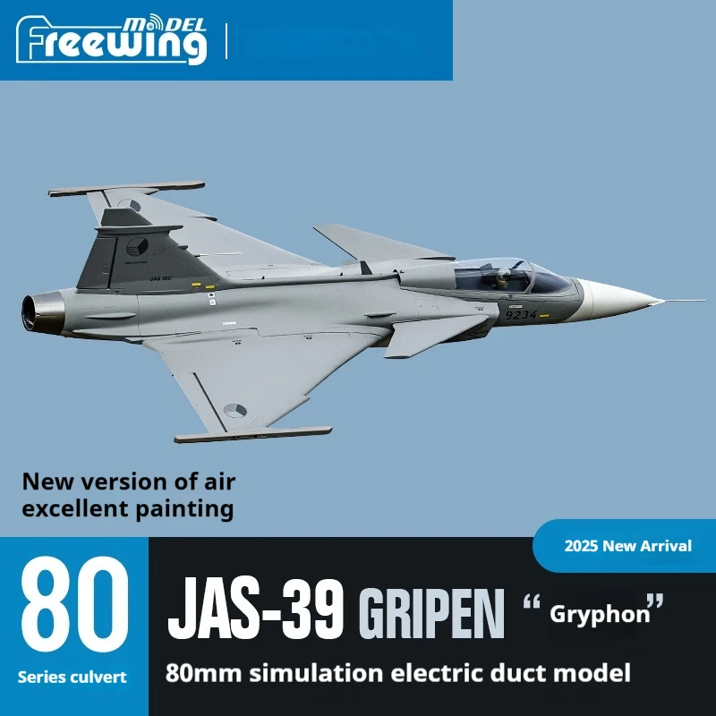 Flying Wing Rc 80mm série Jas-39 code "Gryphon" modèle de navette spatiale simulée jouet d'avion électrique rapide à haute Altitude