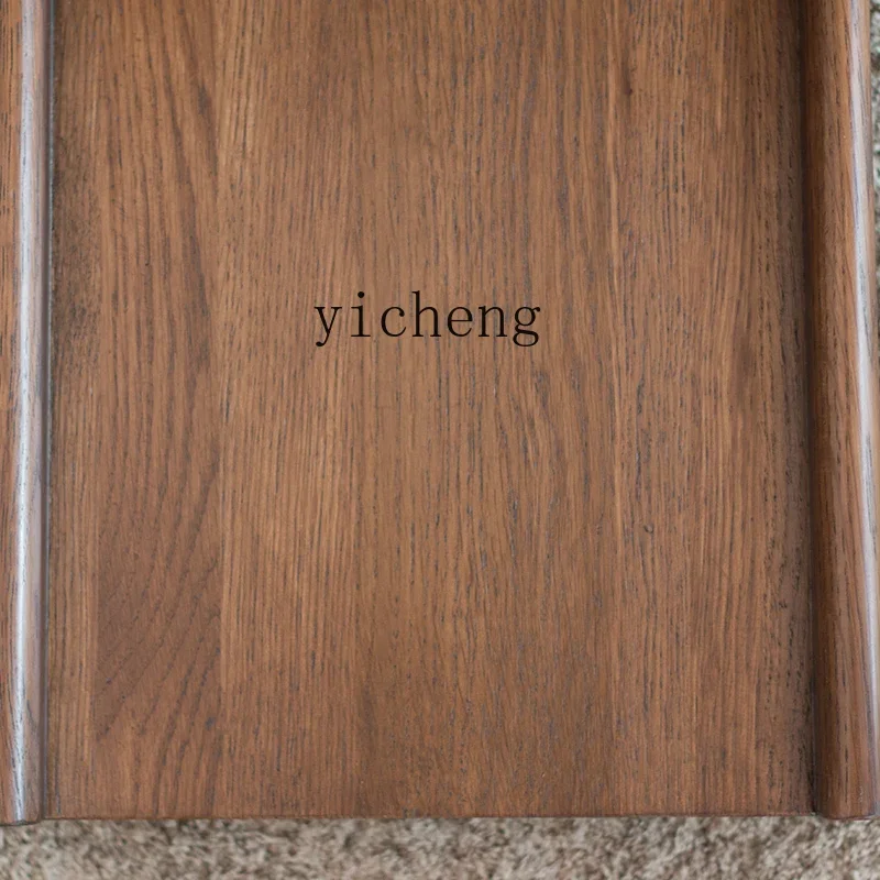 ZF Solid Wood Computer Host Tray Oak Universal Wheel Chassis Tray Simple Furniture