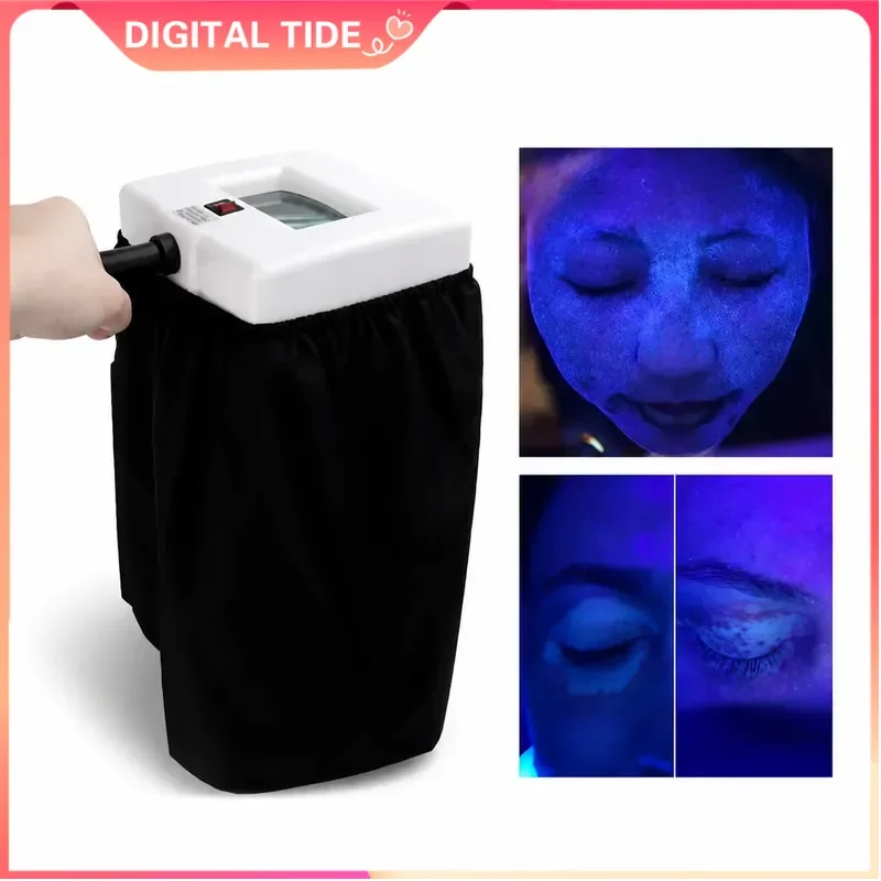 UV Analyzer Wood Lamp Facial Skin Tester Magnifying Appraisal Greyness Tinea Machine Beauty SPA Salon Equipment
