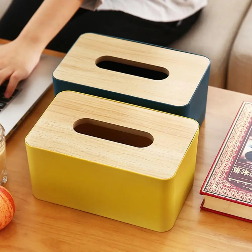 Portable Long-Lasting Napkin Holder Nordic Style Napkin Box Detachable Plastic Long Service Tissue Storage Cases for Home