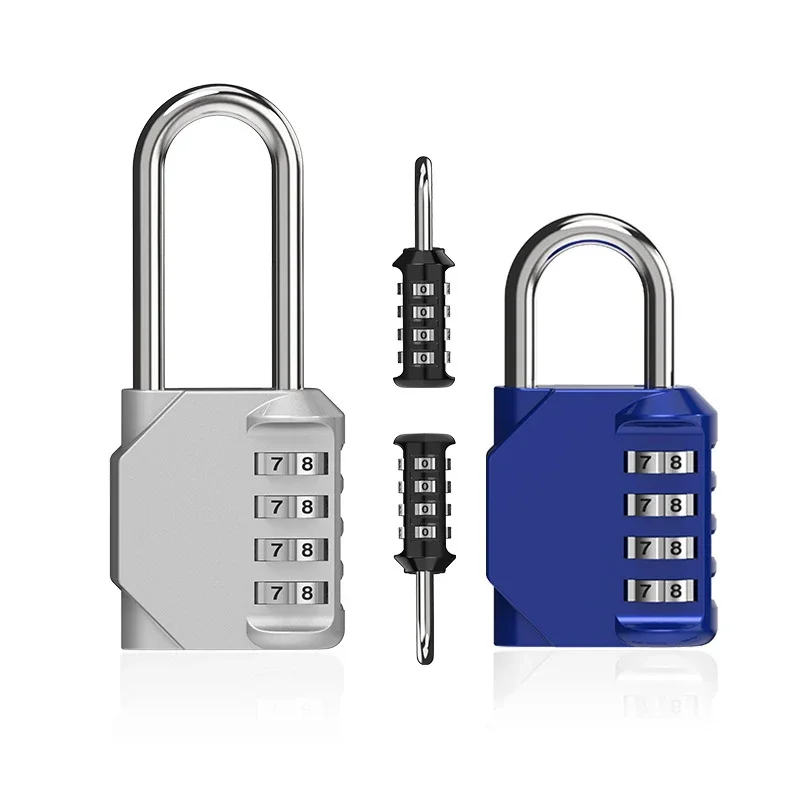 4 Digit Number Combination Pad Lock Dormitory Padlock Outdoor Travel Anti-Theft Lock Suitcase Luggage Security Coded Locks