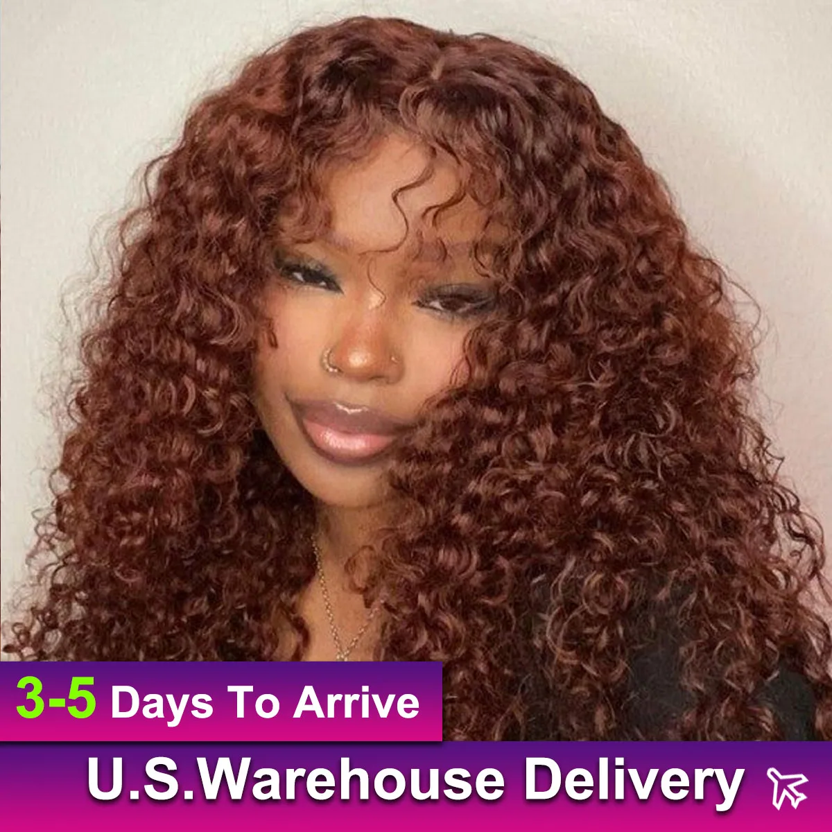 

Curly Short Bob 5x5 Lace Front Wig 210% Reddish Brown Deep Wave Lace Frontal Wig Glueless Human Hair Lace Human Hair Wigs