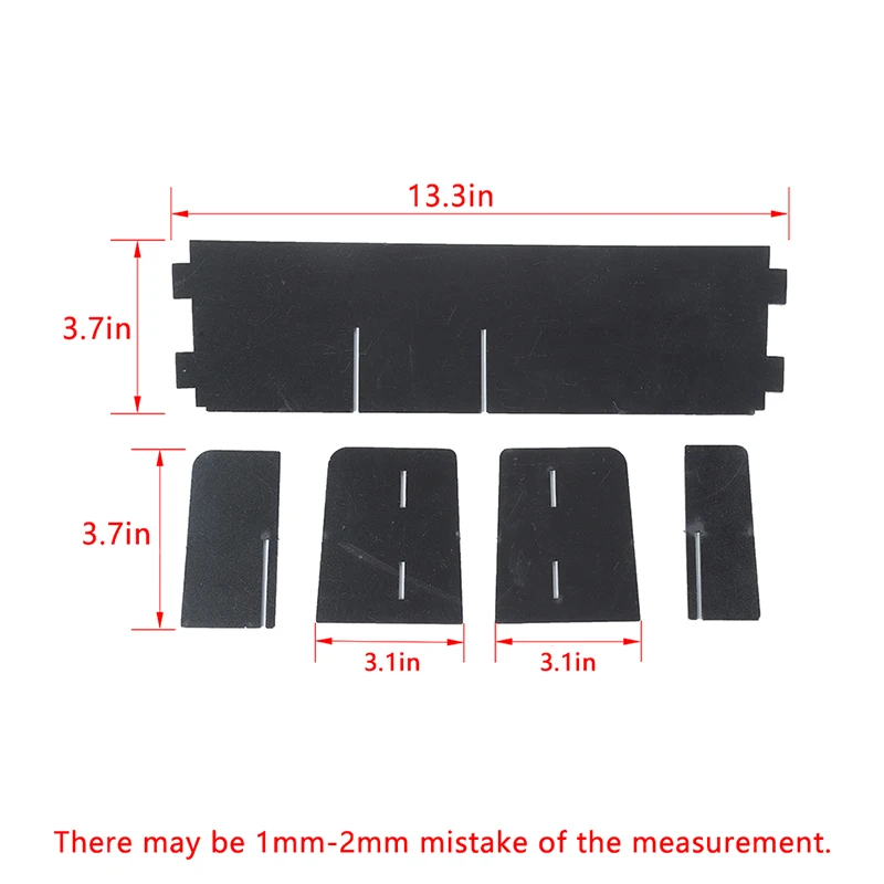 باوا سيارة مساعد الطيار صندوق تخزين المنظم حالة تجميع لوحة منفصلة الأجزاء الداخلية اكسسوارات لفورد F150 2021 2022 2023 2024