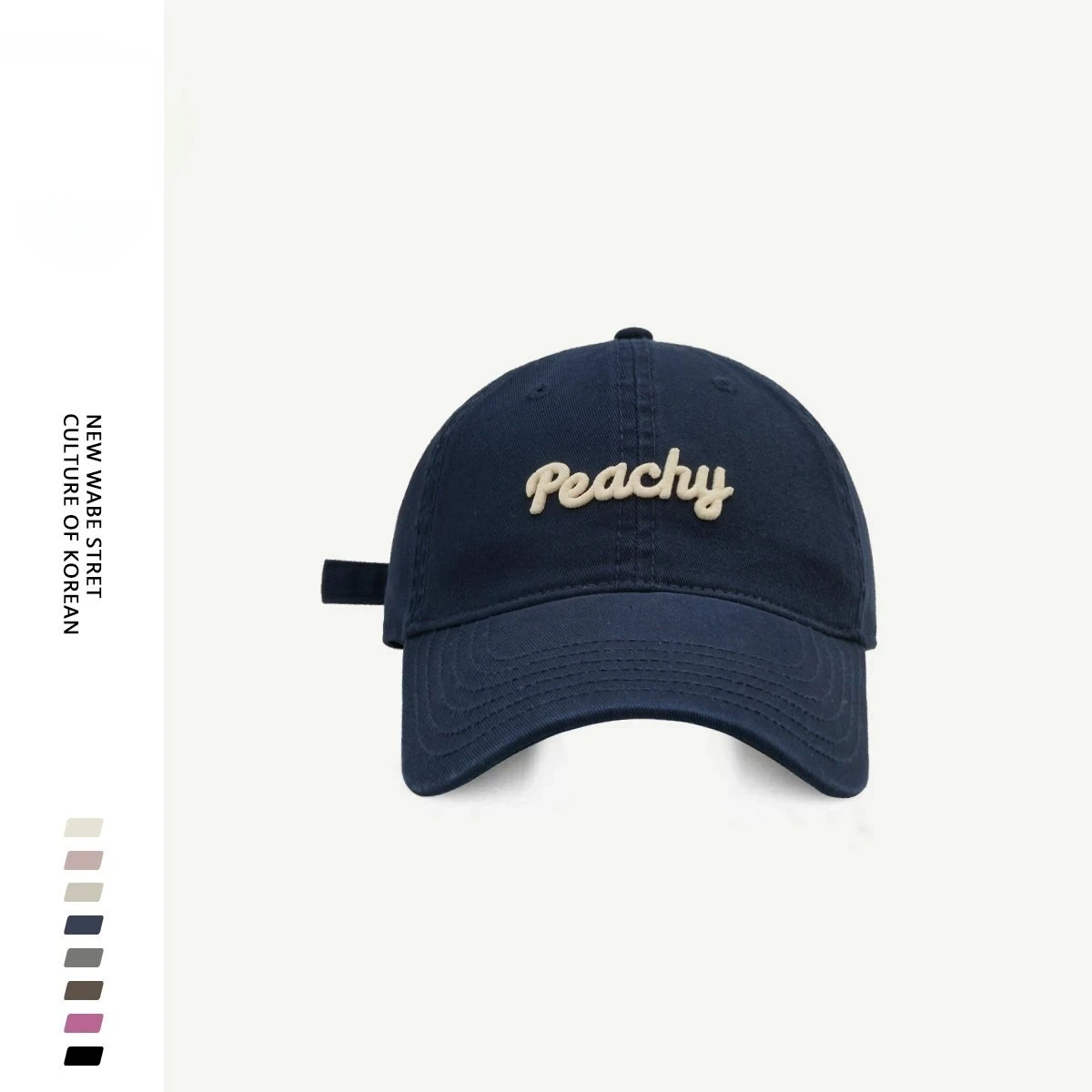 Korean simple English alphabet baseball cap children casual versatile outdoor sunshade big head circumference cap