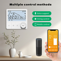 Tuya Smart Home Wifi Heating Thermostat For Gas Boiler Power Battery Smart Thermostat Temperature Controller Alexa Google Home