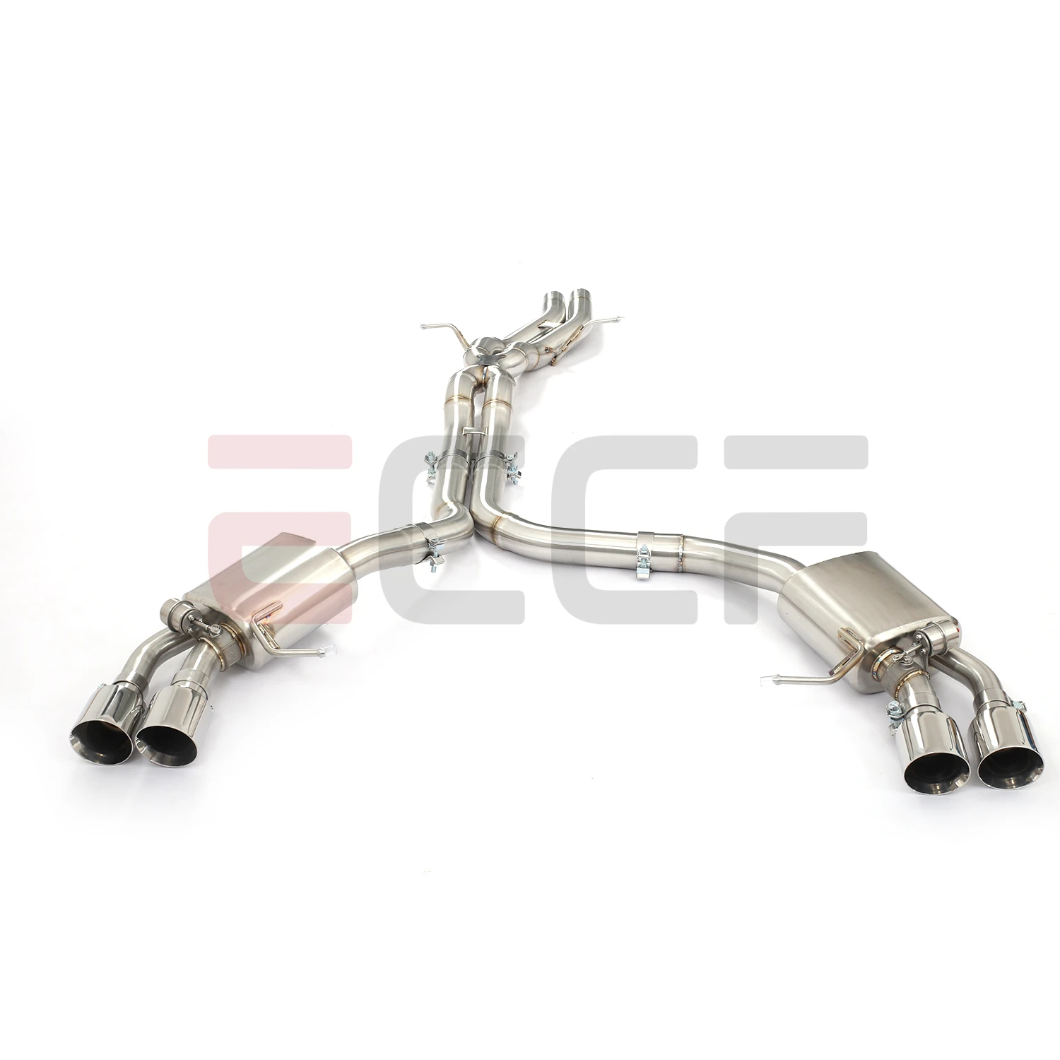 High Temperature Resistant Perfect Pneumatic Valve Stainless Steel Catback for Porsche Macan Turbo S GTS 95B V6 2.9T 3.0T 3.6T