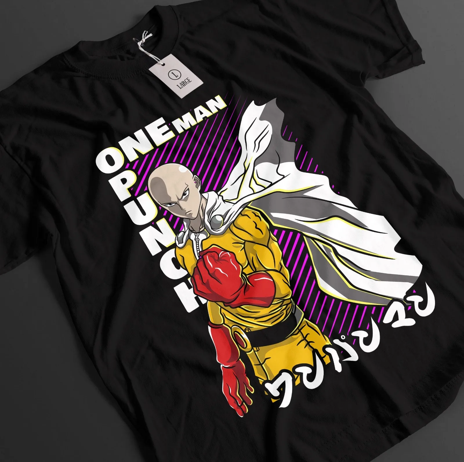 One Punch Man Shirt Saitama Tshirt Genos T-Shirt Tatsumaki Top Garou Anime Tee
