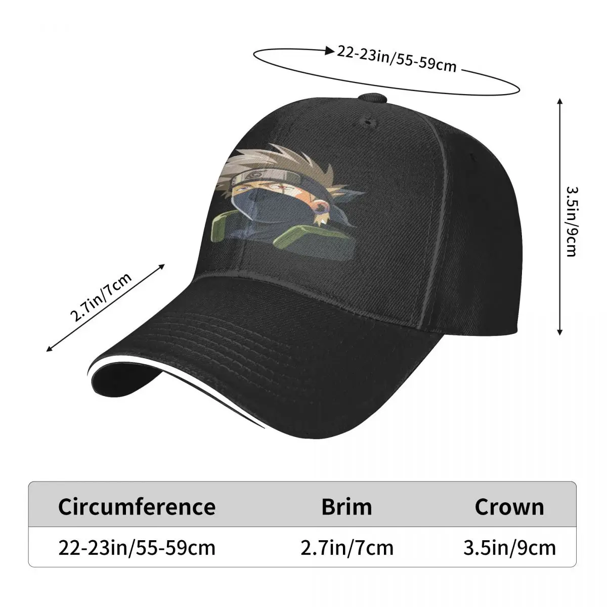 HATAKE KAKASHI 447 Sun Cap Caps Men Hats Woman Cap For Women Baseball Cap Men Man Hat Baseball Cap