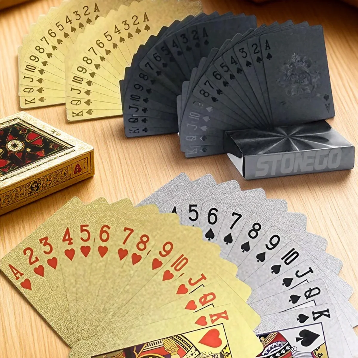 

Waterproof Matte Plastic Playing Cards Poker Set Table Games Classic Magic Tricks Deck Tool